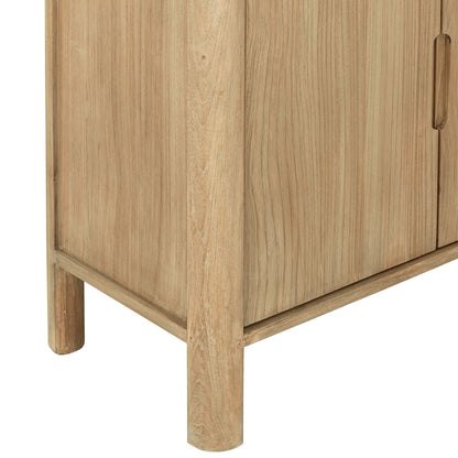 Vitrinekast Forte teakhout in sfeervol interieur DTP Home