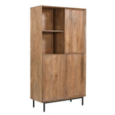 Vitrinekast Ravenstein Mangohout Pecan 90cm van Livingfurn