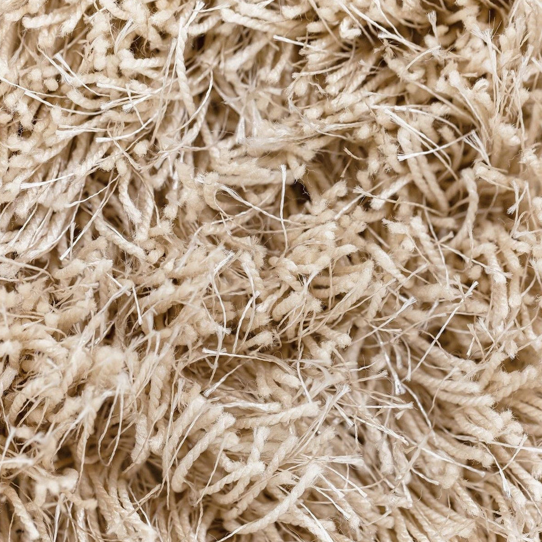 Detailfoto van Vloerkleed Crown Polyester Beige 200x300cm van MUST Living met zichtbare structuur van het weefsel
