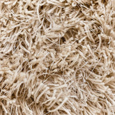 Detailfoto van Vloerkleed Crown Polyester Beige Rond 200cm van MUST Living met zichtbare structuur van het weefsel
