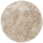 Vloerkleed Crown Polyester Beige Rond 250cm van MUST Living, volledig in beeld op een neutrale achtergrond