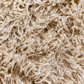 Detailfoto van Vloerkleed Crown Polyester Beige Rond 250cm van MUST Living met zichtbare structuur van het weefsel