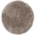 Vloerkleed Crown Polyester Bruin Rond 200cm van MUST Living, volledig in beeld op een neutrale achtergrond