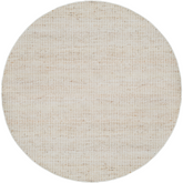 Vloerkleed Hero Ivoor Naturel Rond 200cm van MUST Living, volledig in beeld op een neutrale achtergrond