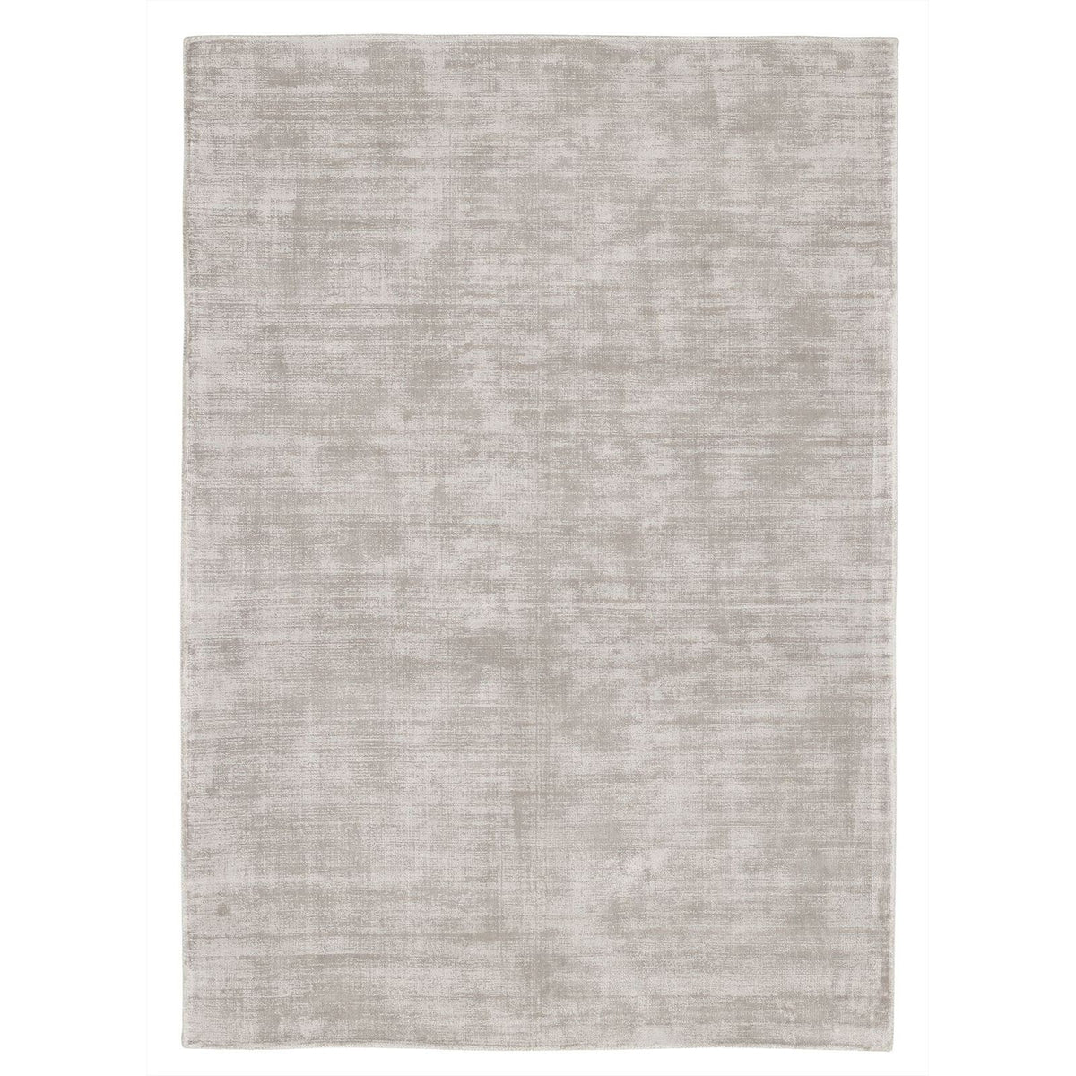 Vloerkleed La Belle van MUST Living in lichtgrijze viscose, rechthoekig kleed van 170 bij 240 cm