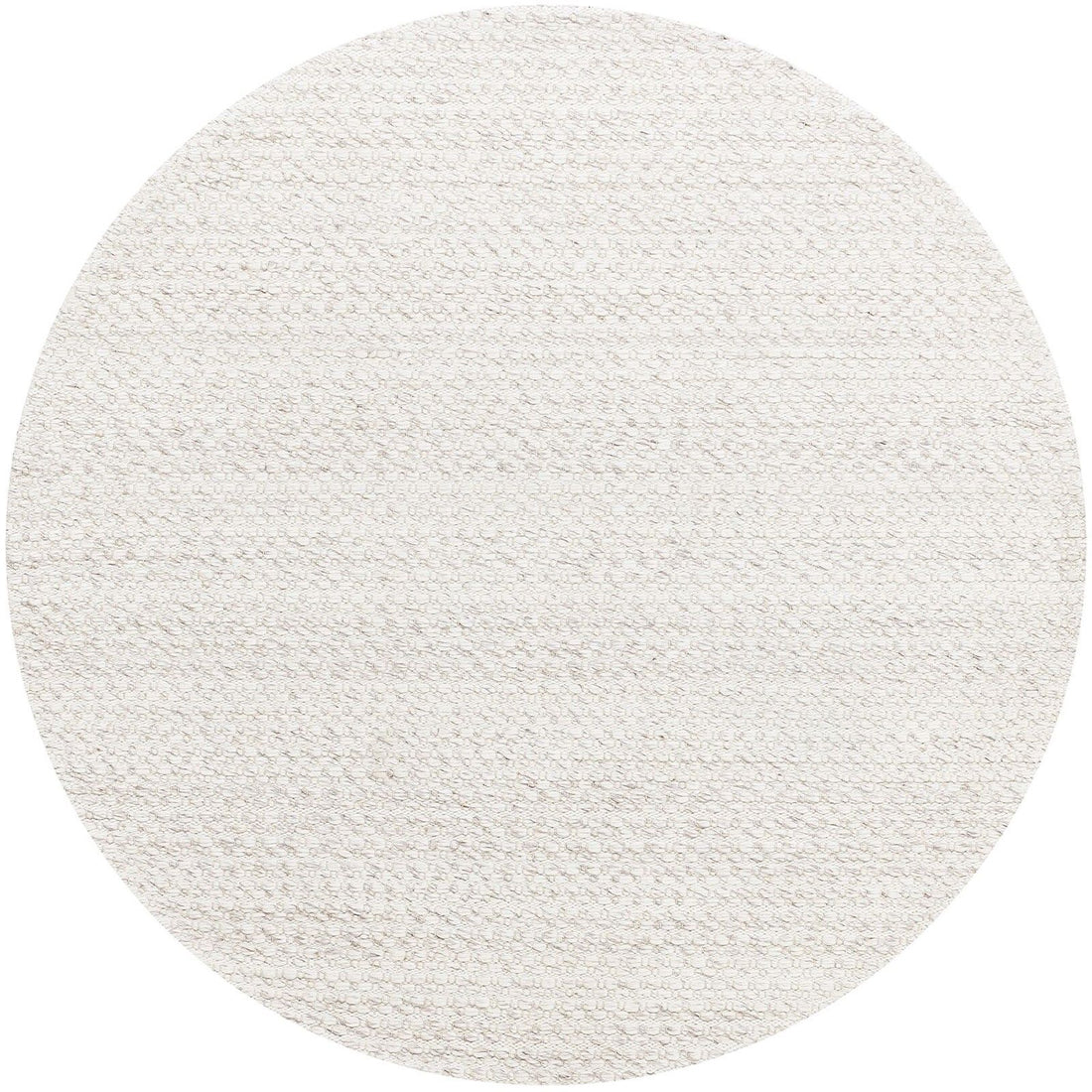 Vloerkleed Nirvana Ivoor Rond 150cm van MUST Living, volledig in beeld op een neutrale achtergrond