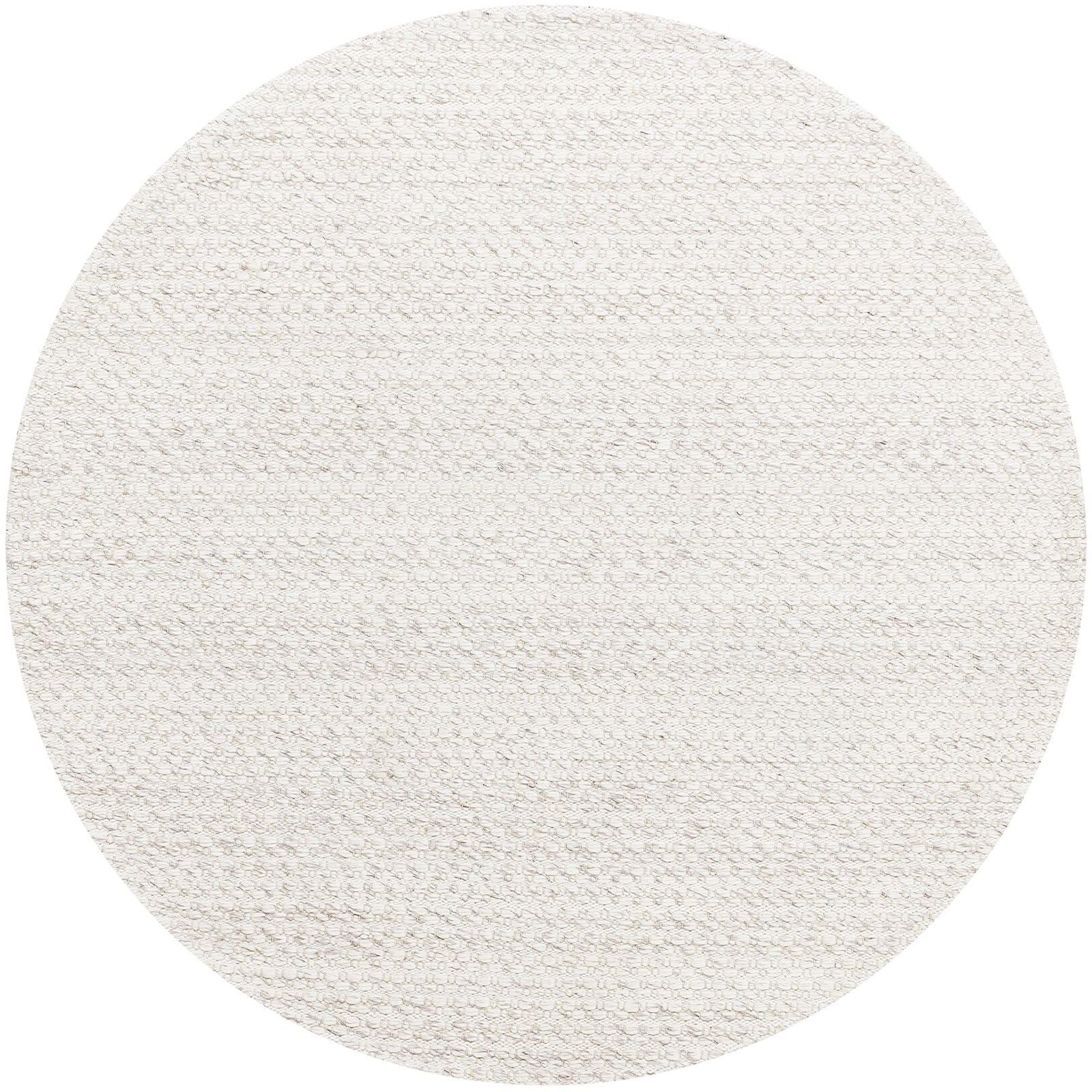 Vloerkleed Nirvana Ivoor Rond 150cm van MUST Living, volledig in beeld op een neutrale achtergrond