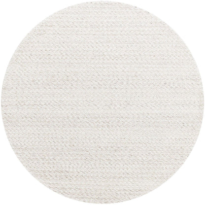 Vloerkleed Nirvana Wol Polyester Ivoor Rond 250cm van MUST Living, volledig in beeld op een neutrale achtergrond