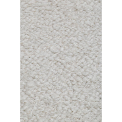 Vloerkleed Noble van MUST Living in ivoorkleurig polyester, extra groot kleed van 250 bij 350 cm