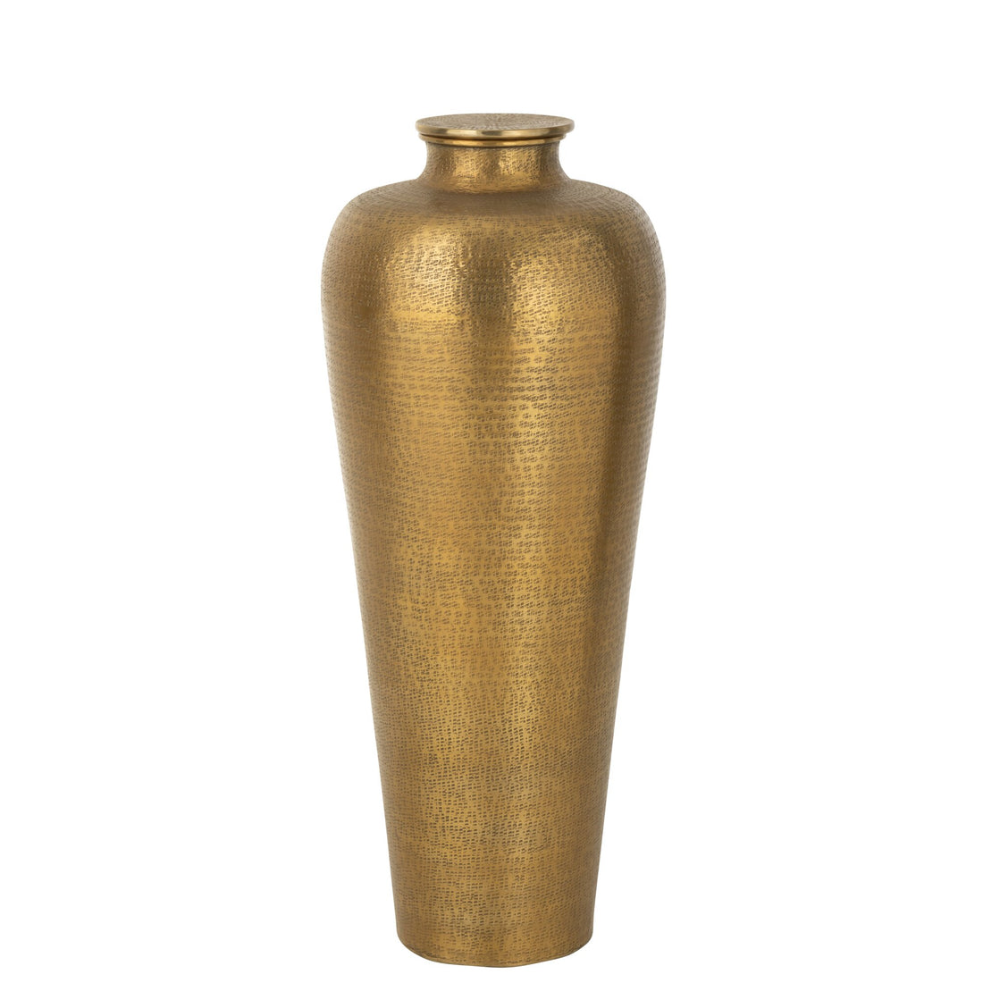 Bodenvase Zylinder Aluminium Gold  J-Line