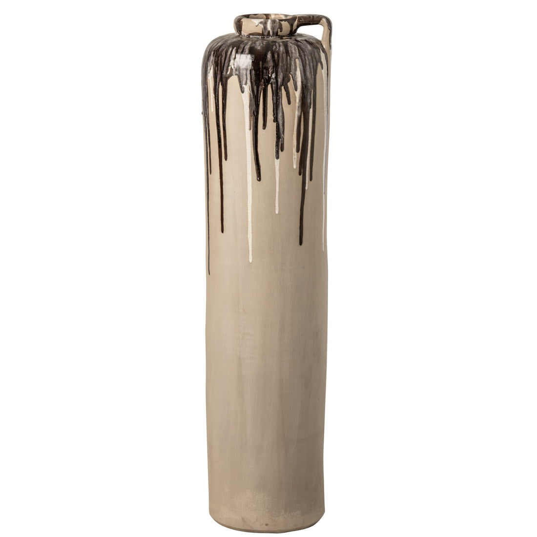 Standvase Keramik Beige/Braun Large J-Line