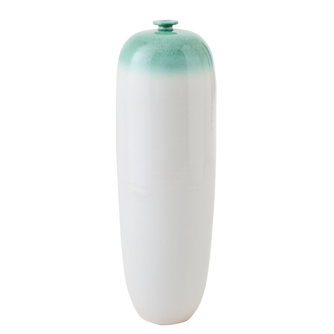 Bodenvase Keramik Mintgrün/Weiß Large J-Line