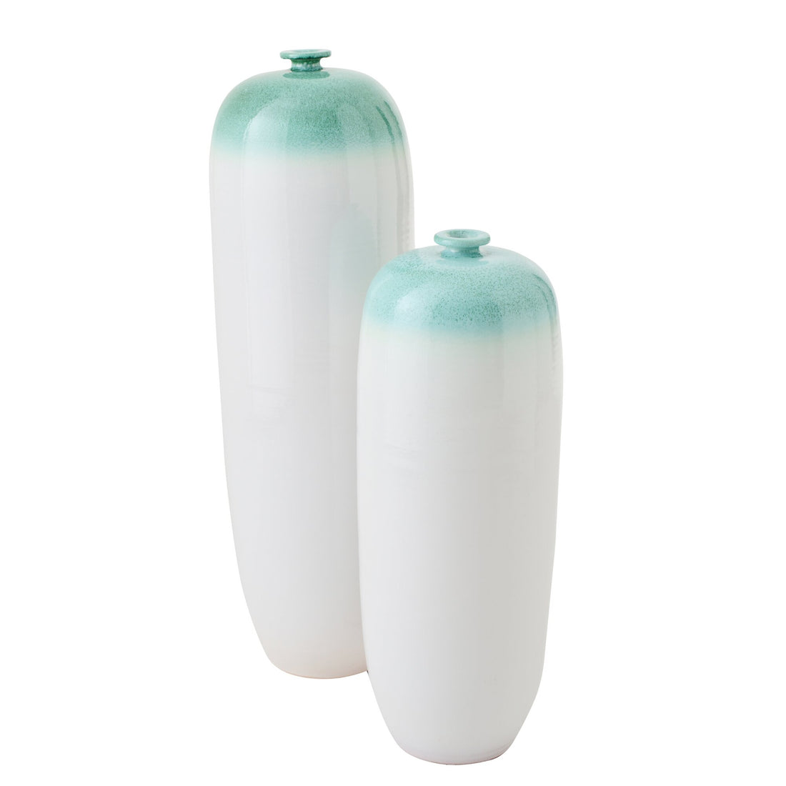 Bodenvase Keramik Mintgrün/Weiß Large J-Line