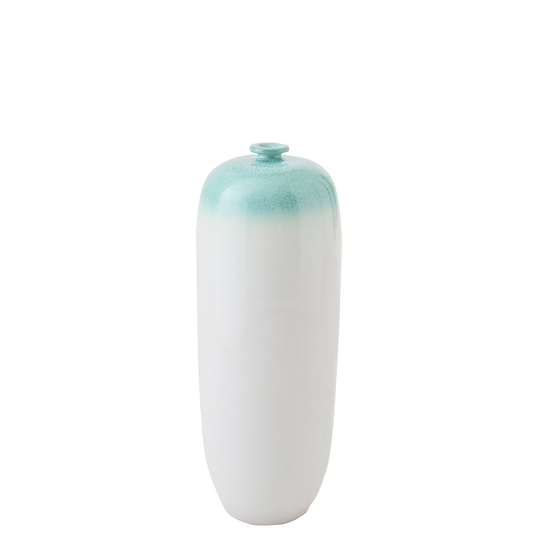 Bodenvase Keramik Mintgrün/Weiß Mittel J-Line