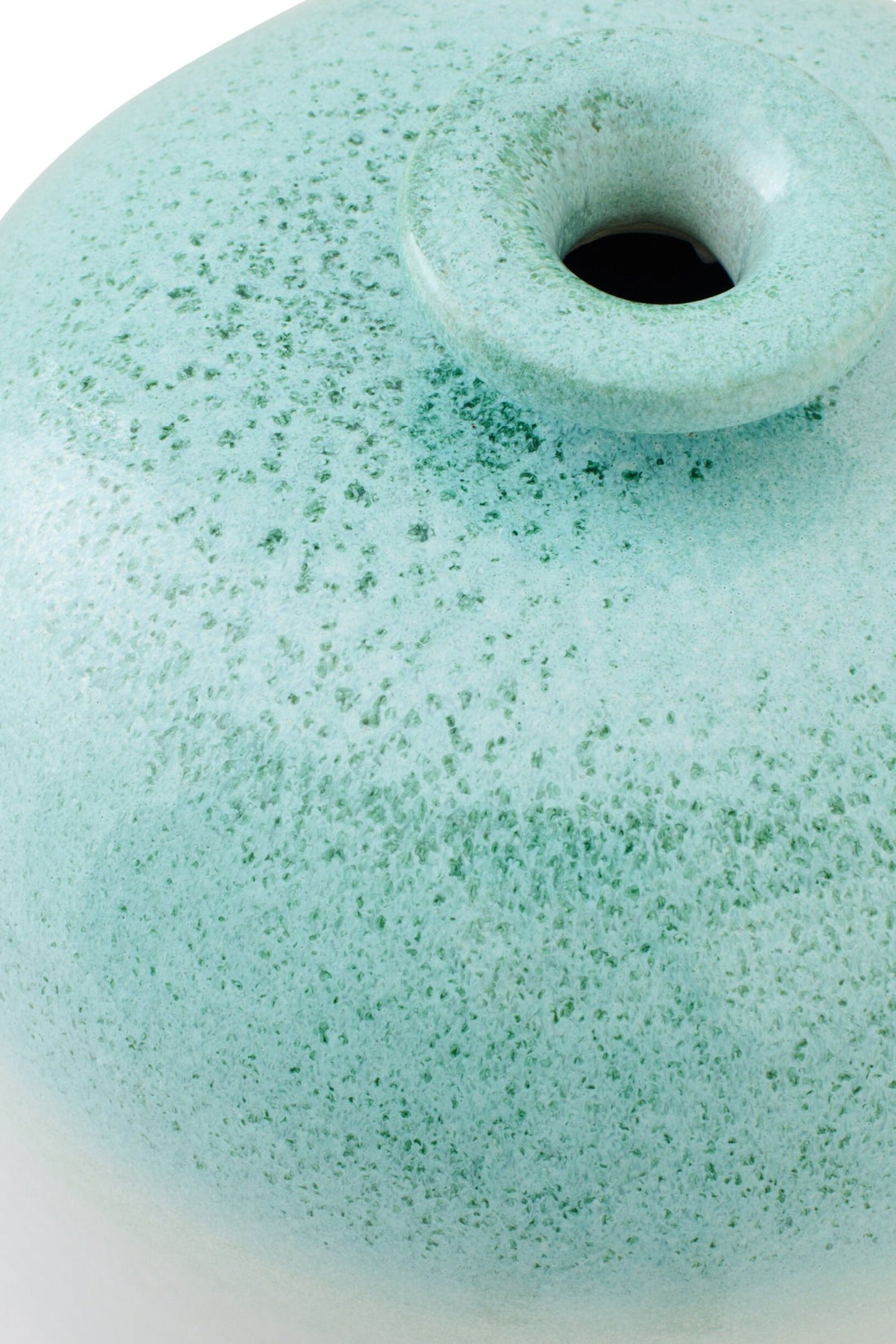 Bodenvase Keramik Mintgrün/Weiß Mittel J-Line