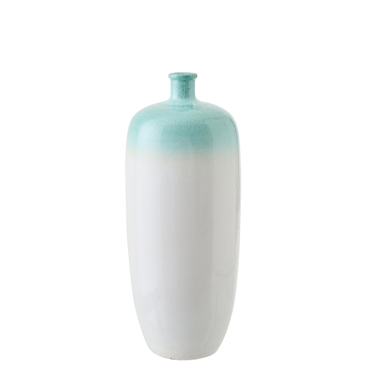 Vloervaas Keramiek Mintgroen/Wit Small J-Line