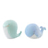 Walvis Spaarpot Large Set van 2 in Lichtblauw & Lichtgroen