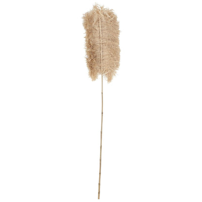 Wandblad Sisal van MUST Living, bladvormig wandpaneel van sisalvezel in naturel