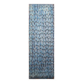 Wandpaneel Chadwick van PTMD, MDF hout in gunmetal, volledig in beeld op witte achtergrond