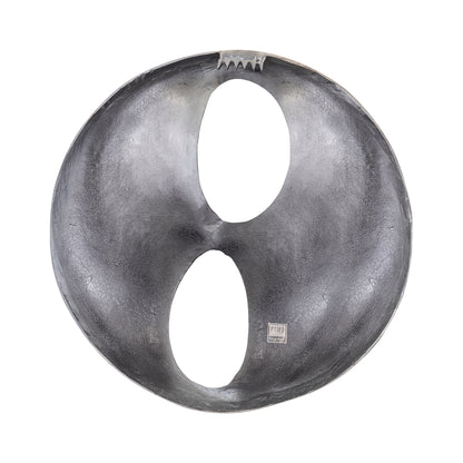 Wandpaneel Deuie - 70x10x70 cm - Aluminium - Zilver PTMD - Wanddecoratie - PTMD - livinglovely.nl