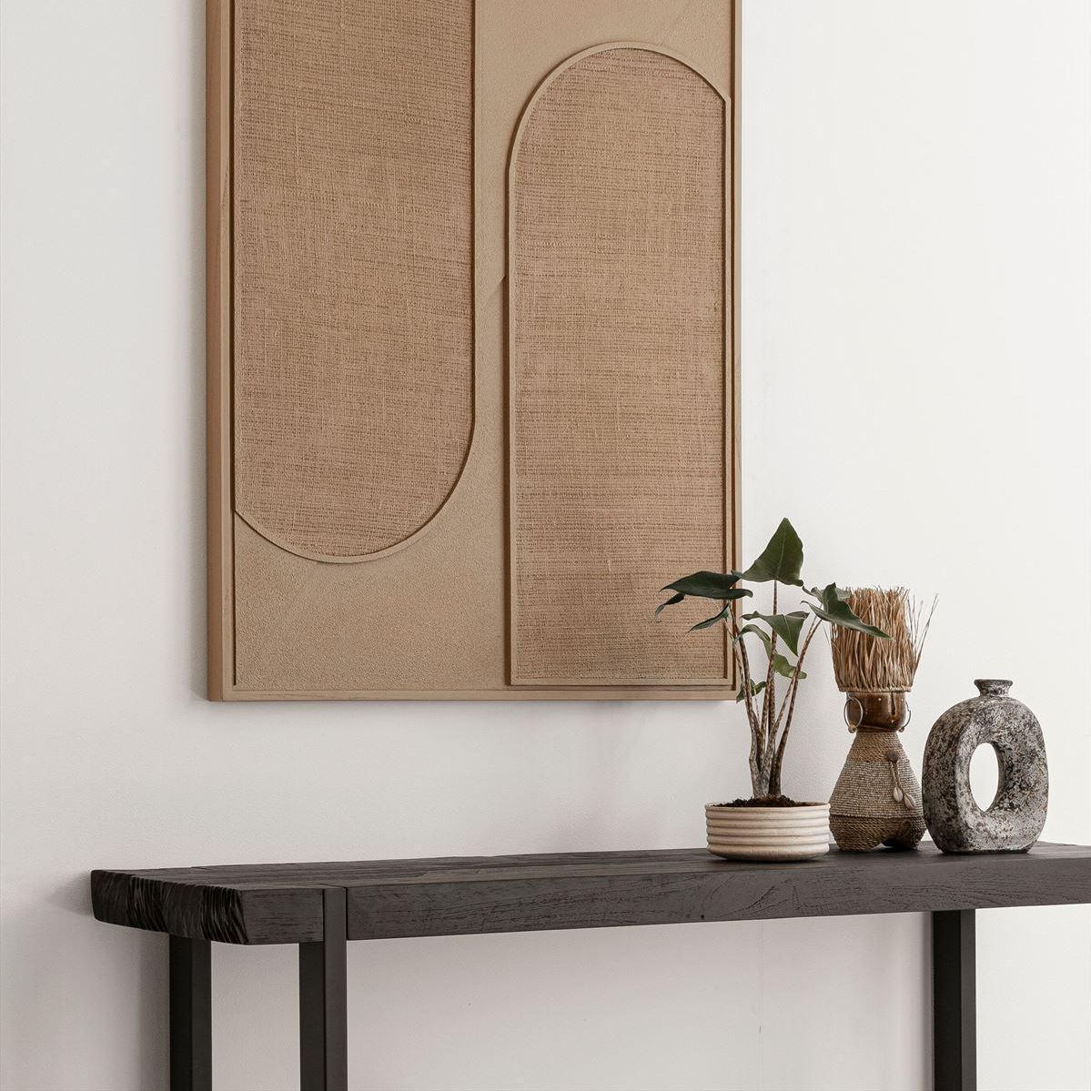 Wandpaneel Elyn Small bruin aan de muur MUST Living