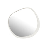 Wandspiegel Metaal/Glas Wit Large - Spiegel - J-Line - livinglovely.nl