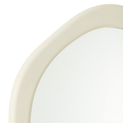 Wandspiegel Moderna Mdf/Spiegel Wit Large L120cmxB68cmxH3cm - Spiegel - J-Line - livinglovely.nl
