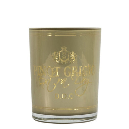 Wijn Windlicht Pinot Grigio Taupe Medium 12cm - Windlicht - Mars &amp; More - livinglovely.nl