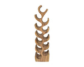 Livingfurn wijnrek 12 Flessen in naturel suar hout
