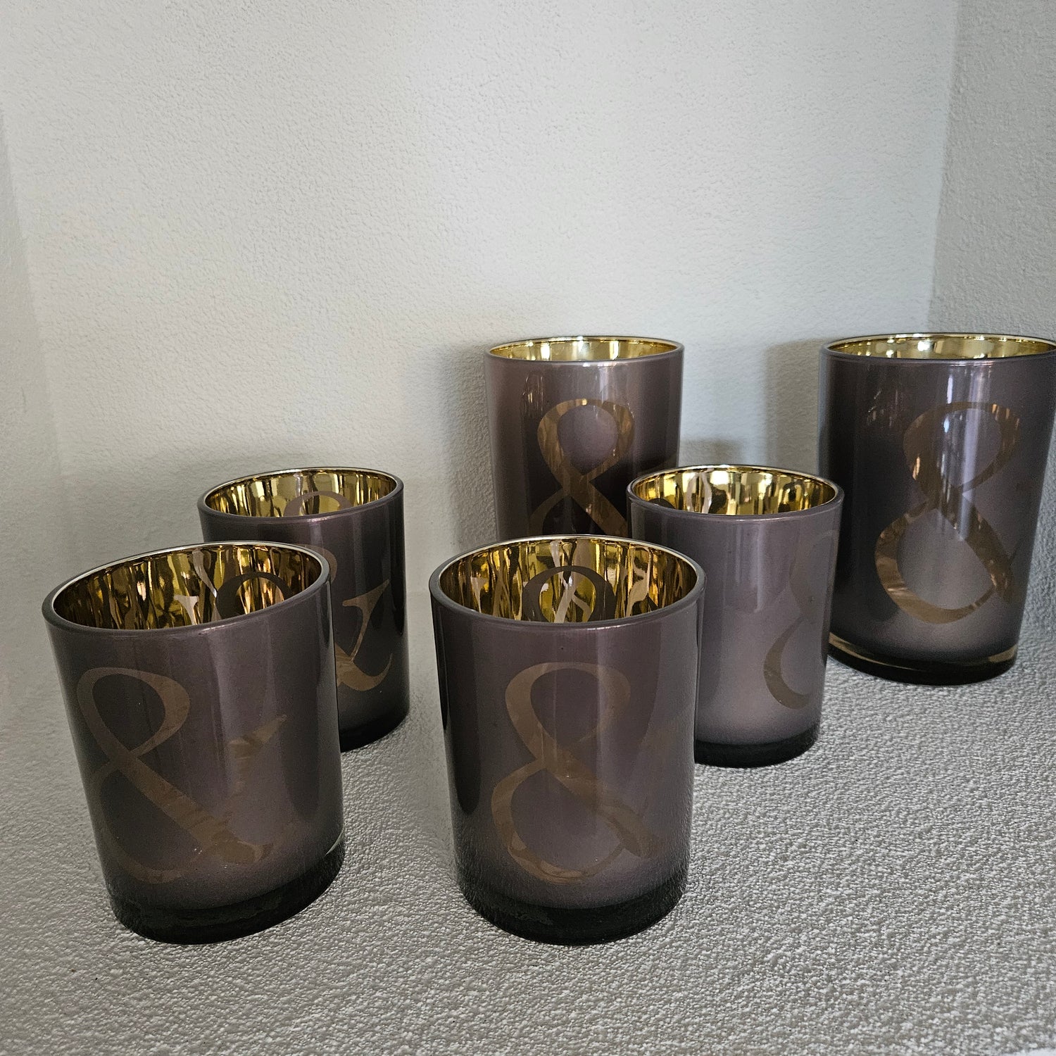 Windlicht &amp; Taupe 12cm - Windlicht - Mars &amp; More - livinglovely.nl