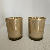 Windlicht Wijn Chablis Taupe Medium 12cm - Windlicht - Mars & More - livinglovely.nl