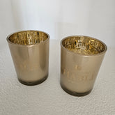 Windlicht Wijn Chablis Taupe Medium 12cm - Windlicht - Mars & More - livinglovely.nl