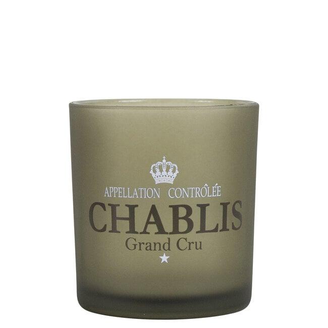 Windlicht Wijn Chablis Taupe Small 8 cm - Windlicht - Mars &amp; More - livinglovely.nl