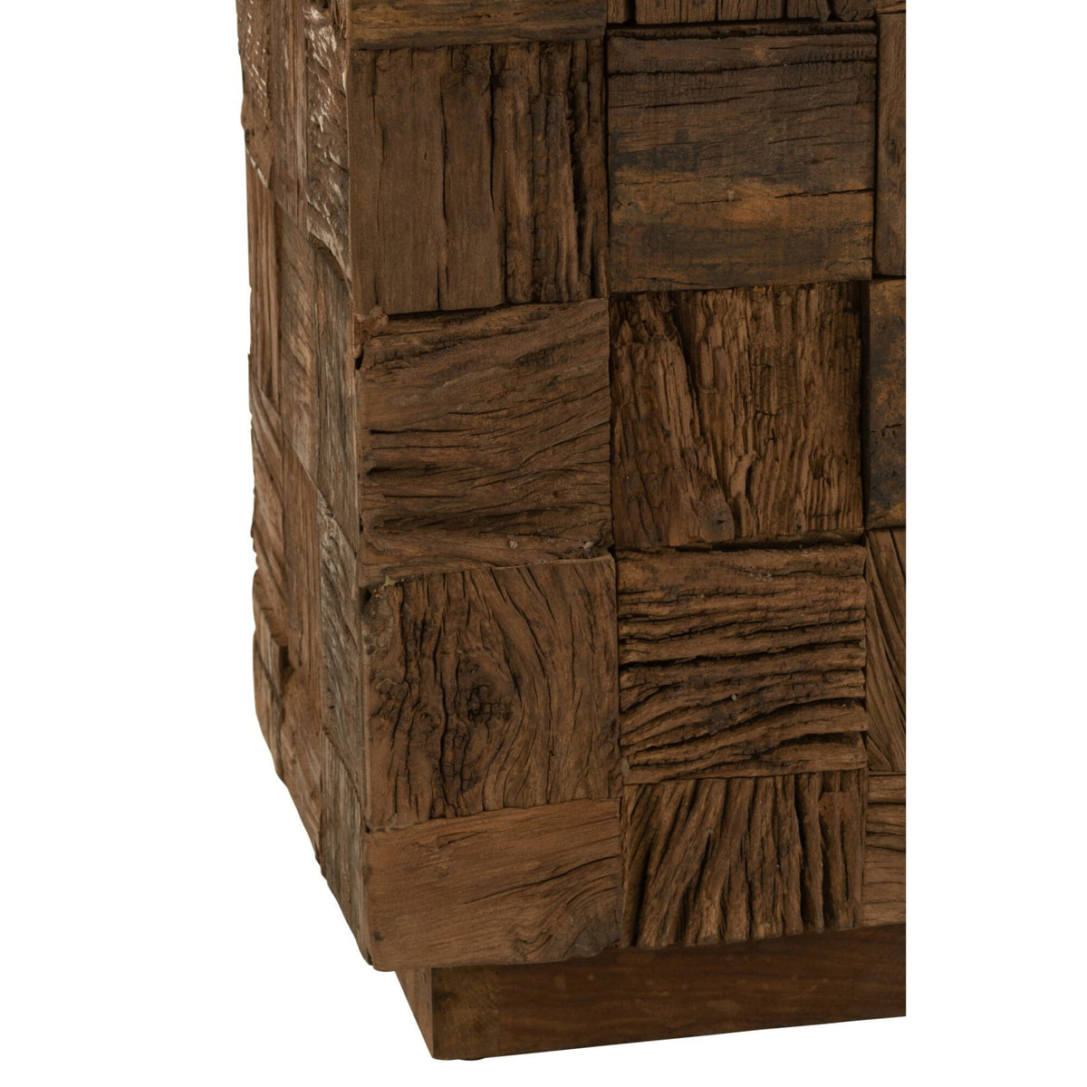 Zuil Gerecycled Hout Naturel Large J-Line