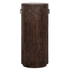 Zuil Stripe teakwortel zwart H80cm MUST Living