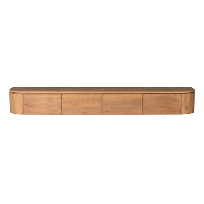 Excellent tv-meubel in naturel zonder poten, klaar voor wandmontage