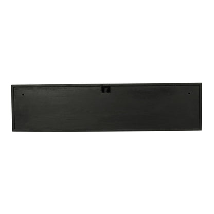 Het Madison tv meubel zwart 120 cm gestyled met boeken en decoratie in een moderne woonkamer