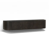 Zwevend TV-meubel Novero eiken espresso 180cm van Livingfurn