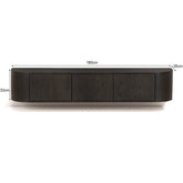 Afmetingen Zwevend TV-meubel Novero 180cm: L180cm x B35cm x H33cm